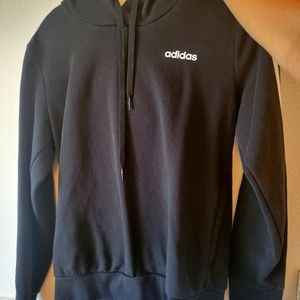 Women's Adidas Sportswear Hooded Sweater Striped Logo Sleeve Hoodie